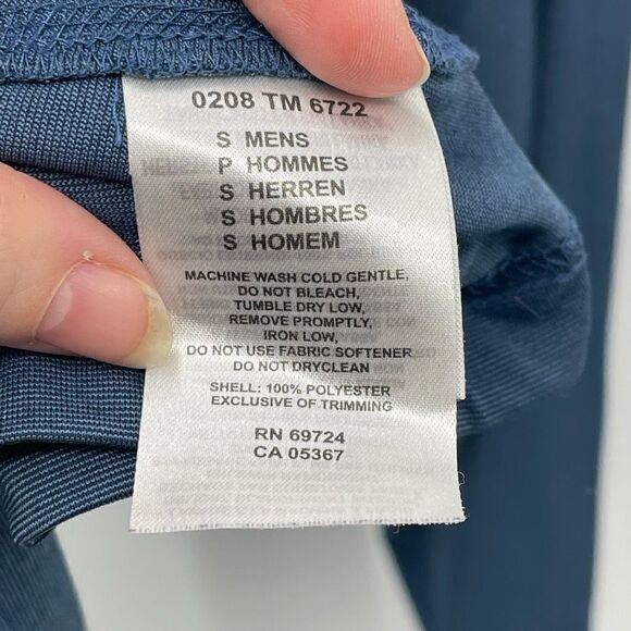 Columbia Mens Pullover Sweatshirt Half Zip Long Sleeve Navy Blue Size Small - Picture 4 of 11